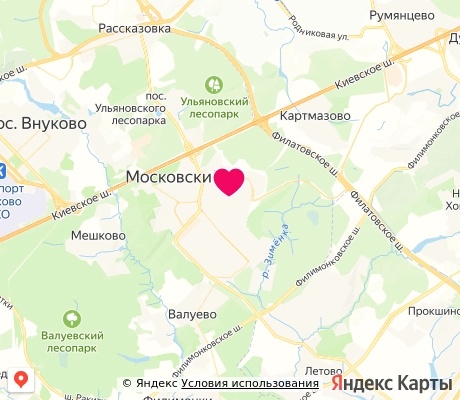 На карте