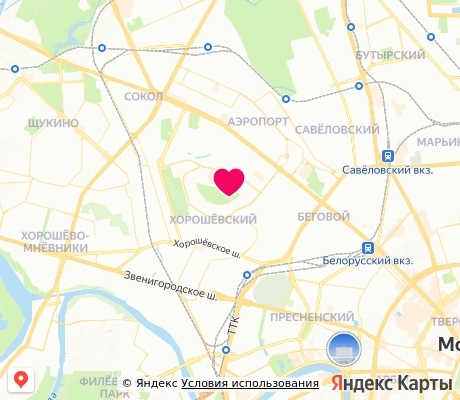 На карте
