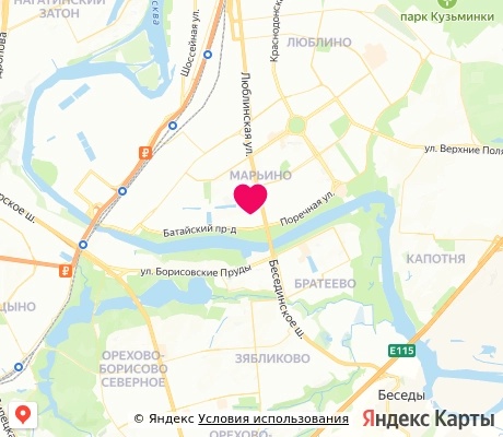 На карте