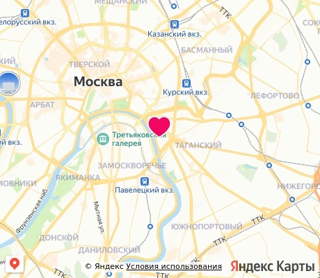 На карте