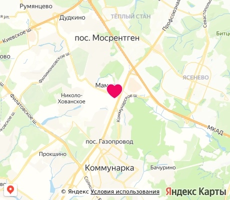 На карте