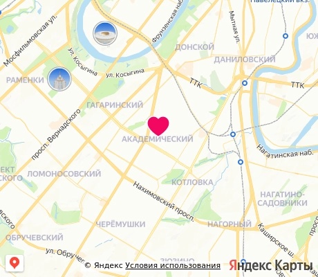 На карте