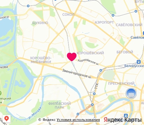 На карте