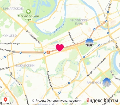 На карте