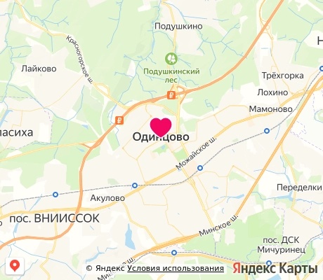 На карте
