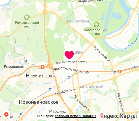На карте