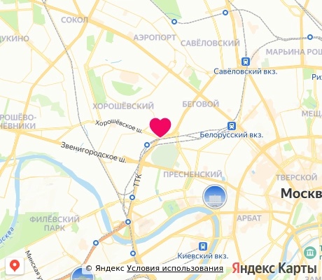 На карте