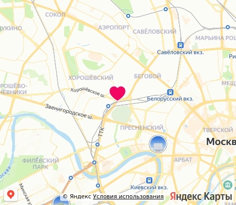 На карте