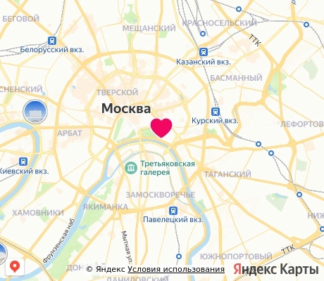 На карте
