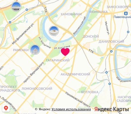 На карте