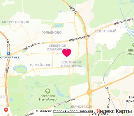 На карте