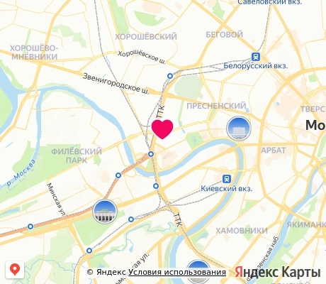 На карте