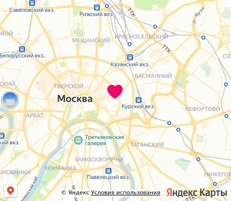На карте