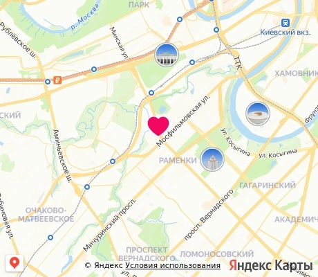 На карте
