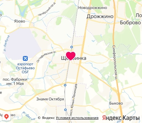 На карте