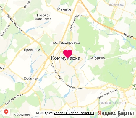 На карте