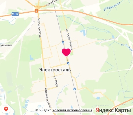 На карте