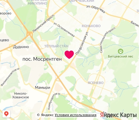 На карте