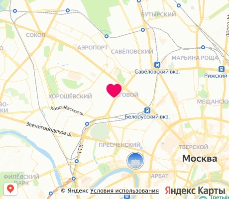 На карте