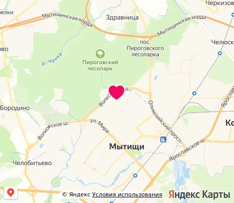 На карте