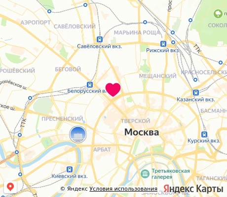 На карте