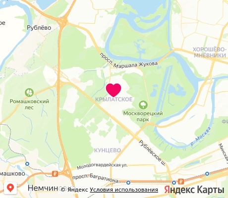 На карте