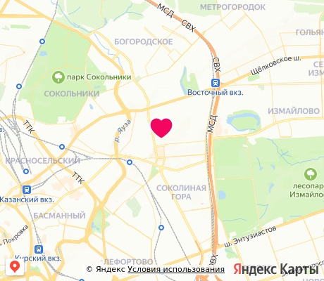На карте