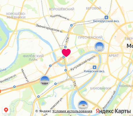 На карте