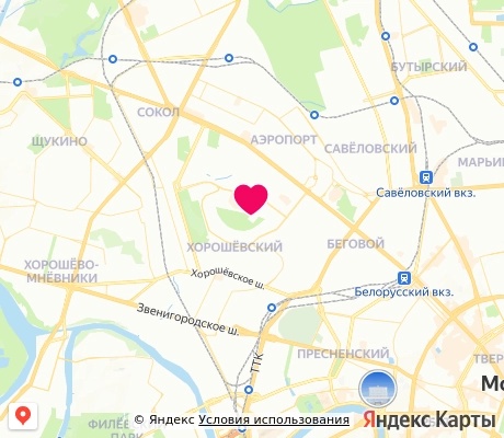 На карте
