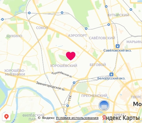 На карте