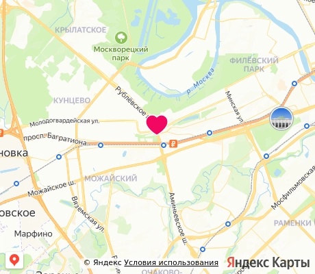 На карте