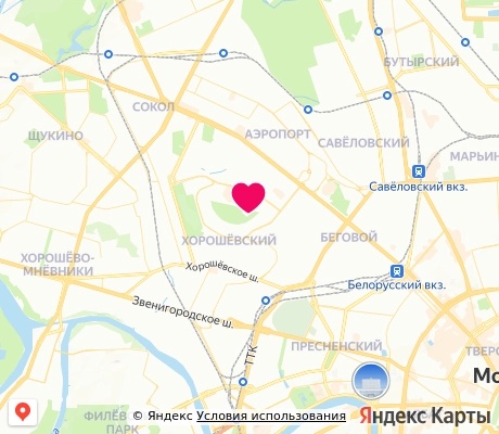 На карте