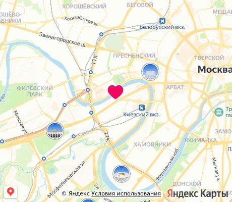 На карте