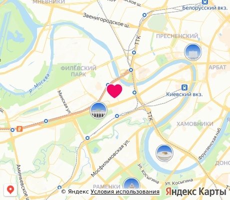На карте