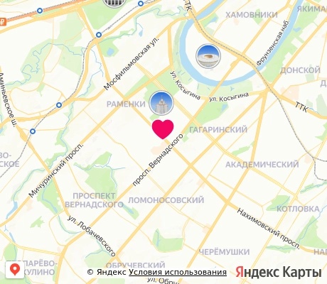 На карте