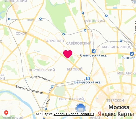 На карте