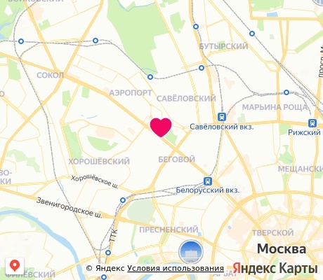 На карте
