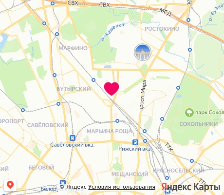 На карте