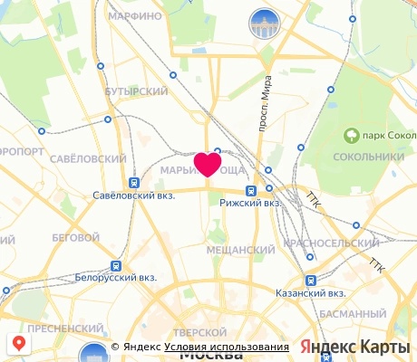 На карте
