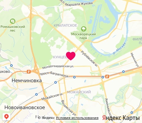 На карте