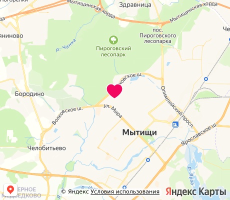На карте