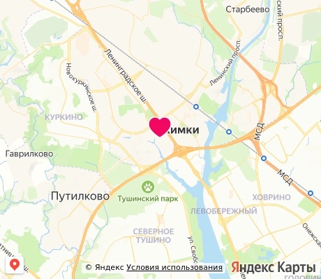 На карте