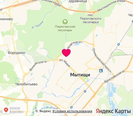 На карте