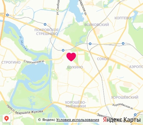 На карте
