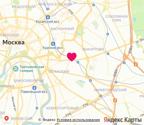 На карте