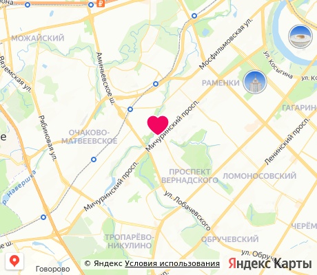 На карте