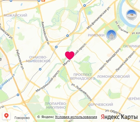 На карте