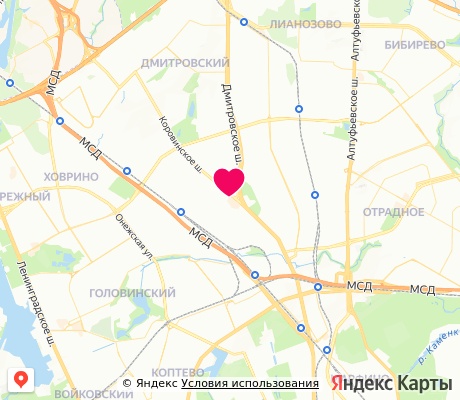 На карте