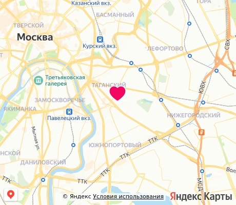 На карте