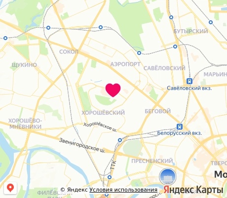 На карте